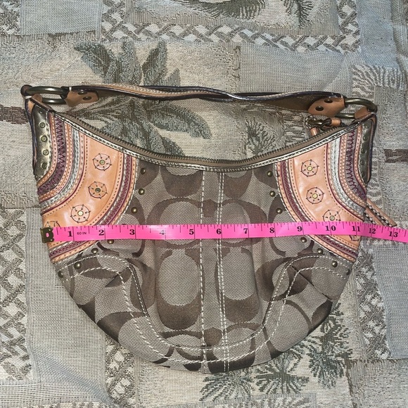 Rare🔥 Vintage coach crescent bag hobo bag half moon bag y2k bag - Picture 4 of 10